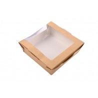Large Kraft Box with Clear Window