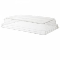 WorldView Lid for 24 and 32 oz  Rectangle Take Out Container