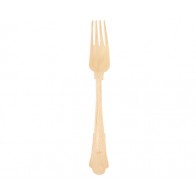 7.9" Disposable Biodegradable Fancy Birch Fork