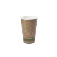 16 oz. Kraft  Compostable Hot Cup