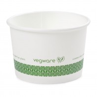 Biodegradable 8 oz White Soup or Ice Cream Cup