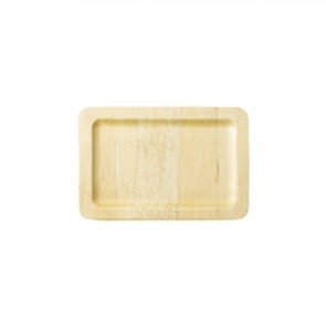 12" x 8.5" Biodegradable Rectangle Bamboo Tray