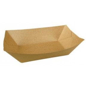 3 lb. Natural Kraft Food Trays