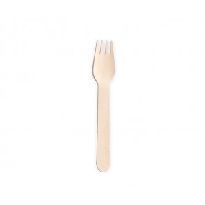 6" Disposable Wooden Forks