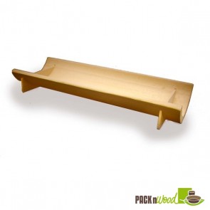 KOSHU - Half Circular Bamboo Dish - 5.9 x 2.2 in.