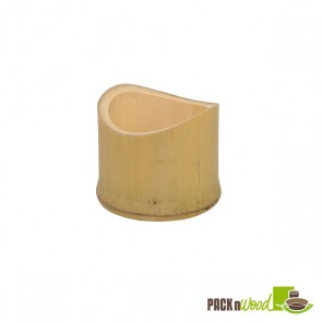 TAMAGO - Oblique Bamboo Cut Tube - 1.9 x 1.6 in.
