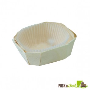 MINIMI - Wooden Baking Mold - Top: 1.5 x 1.1 x 1.1 in.