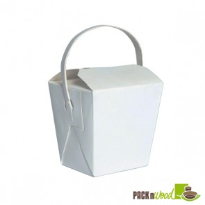 Mini Noodle Box with Paper Handle - 1.8 x 2.2 x 2.8 in.
