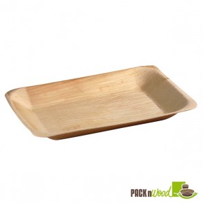 Rectangular Palm Leaf Plate - 9.5 x 6.3 in.