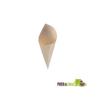 Mini Wooden Cones - 7 x 5.1 x 2.7 in.