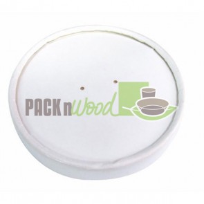 Paper lid for 16/24/32oz White Paper Food Container