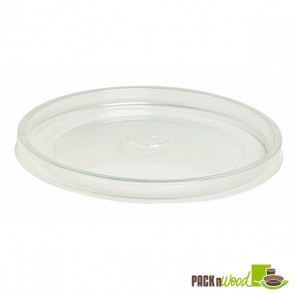 Clear PP Lid for Hot Food - Fits all Size Buckaty - 5.9 in.
