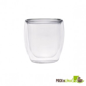 Double Wall Short Mini Glass - 2.5oz