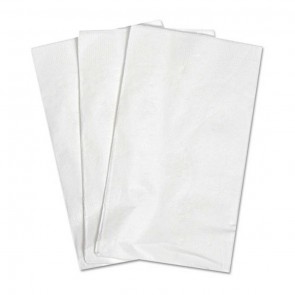 15" x 17" 2-Ply White Dinner Napkin