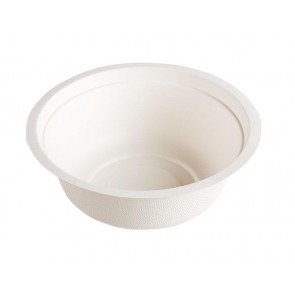 16 oz. Biodegradable Stalk Market Sugarcane Bagasse Bowl