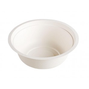 12 oz. Biodegradable Stalk Market Sugarcane Bagasse Bowl