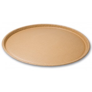 12" Kraft Natural Coated Corrugated Paper Catering / Deli / Party Tray