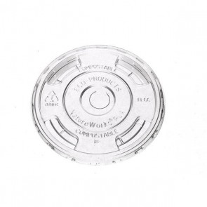 Biodegradable Cold Cup Flat Lids for 32oz EcoProducts Cup