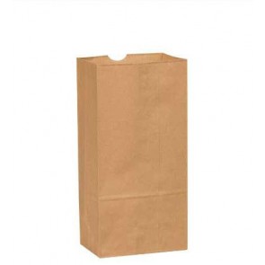 8 lb. Duro  Brown Paper Grocery Bags, 2000 per Case