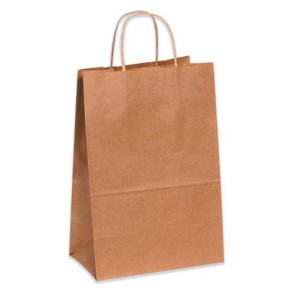 10" x 6 3/4" x 12 Duro Shopping Bags with Twist Handle