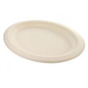 9" Round Bagasse Plate