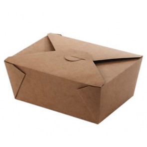 BioPlus EARTH Recycled Food Take Out Container #8,  6" x 4 3/4" x 2 1/2"