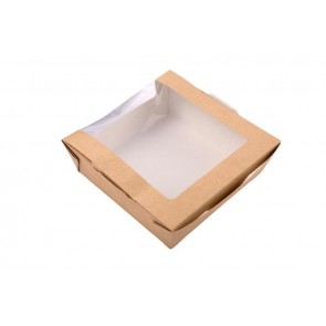 Large Kraft Box w/ Clear Window 
