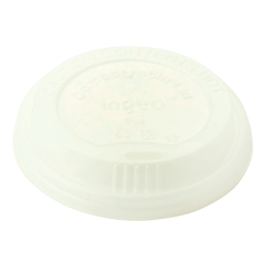 White PLA LID for 8 oz WC Hot Cup