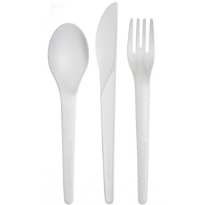 Renewable and Compostable Plantware Cutlery Kit- 6 in