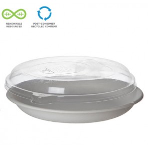 Lid for 9" Round Take Out Sugarcane Container