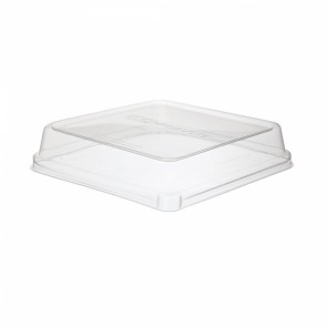 WorldView Lid for 8" Square Take Out Container