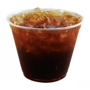 9 oz. Squat Greenware PLA Corn Biodegradable Cold Cups, Compostable