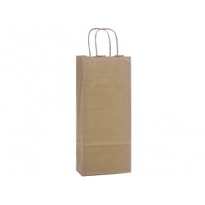 100% Recycled Paper Wine Bags, 5.5" x 3.25" x 13" 