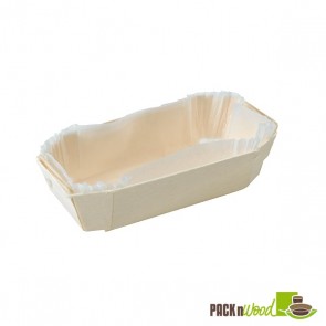 Wooden Baking Mold - 4.5 x 2.3 x 1.3 in.