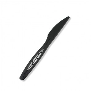 Black CPLA Compostable Knife