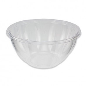 24oz Clear Compostable Salad Bowl