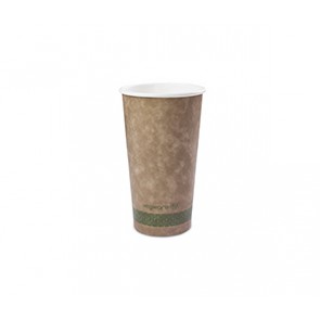 20 oz. Kraft Compostable Hot Cup
