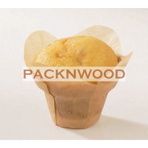 4 oz Golden Brown Lotus Baking Cups 3.25 x 1.7"  