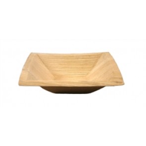 7" Compostable Square Rimmed Palm Bowl