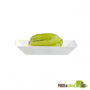 "Eco-Design" Sugarcane Plate - 6.6 x 5.1 in.