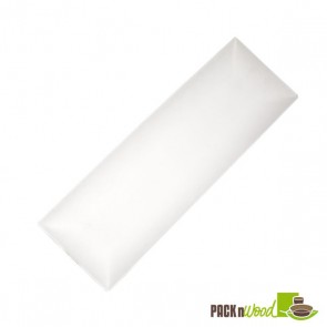 Recyclable Clear Lid for Bio 'n' Chic - Rectangular Sugarcane Plate - 3.54 x 10.63 in.