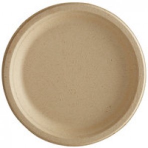 6" Round Natural Disposable Fiber Plate