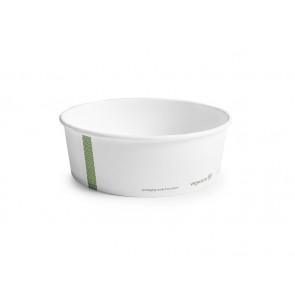 Biodegradable 32oz PLA lined paper food bowl