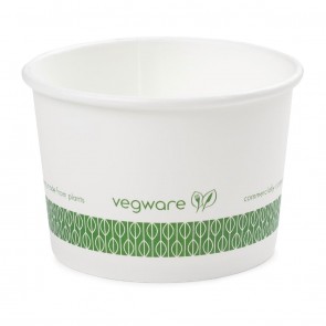 Biodegradable 6 oz White Soup or Ice Cream Cup