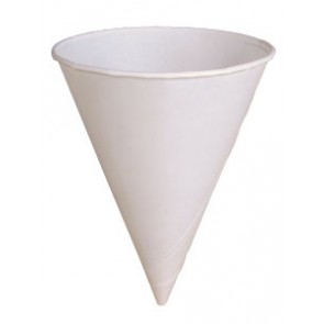 4 oz. Solo Bare Biodegradable Paper Water Cone Cups 