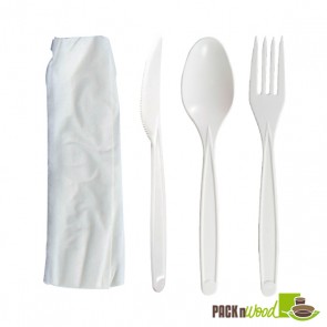 4 piece Cutlery Kit - 7 in.