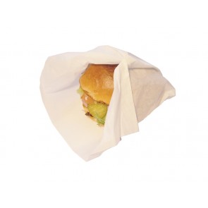 9.75 x 13" Wax-Coated Burger Wrap