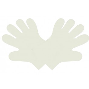 Large White Compostable Food Gloves