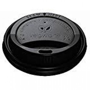 8 oz. LID for Vegware Hot Cup Black