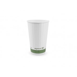 16 oz. Double Wall White Hot Cup 
